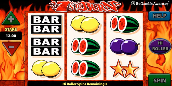 Classic and Exciting 7s To Burn Slot Machine