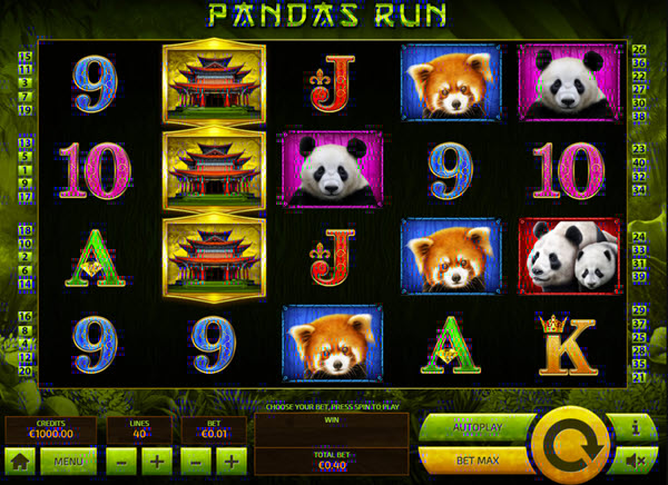 Pandas Run Slot