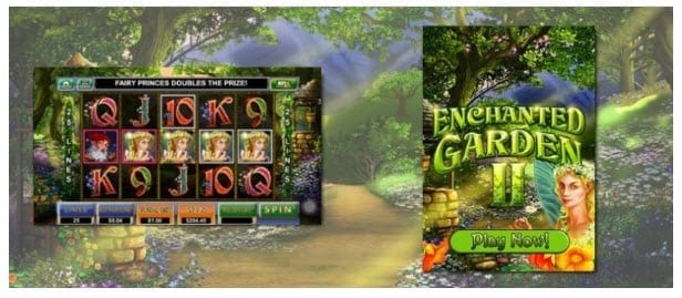 golden euro casino bonus enchanted garden II