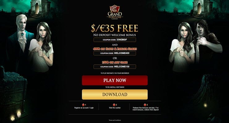 grand fortune casino no deposit bonus welcome