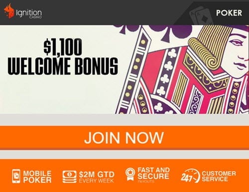 ignition casino mobile poker bonus