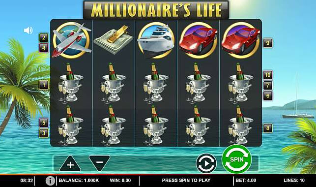millionaires life slot