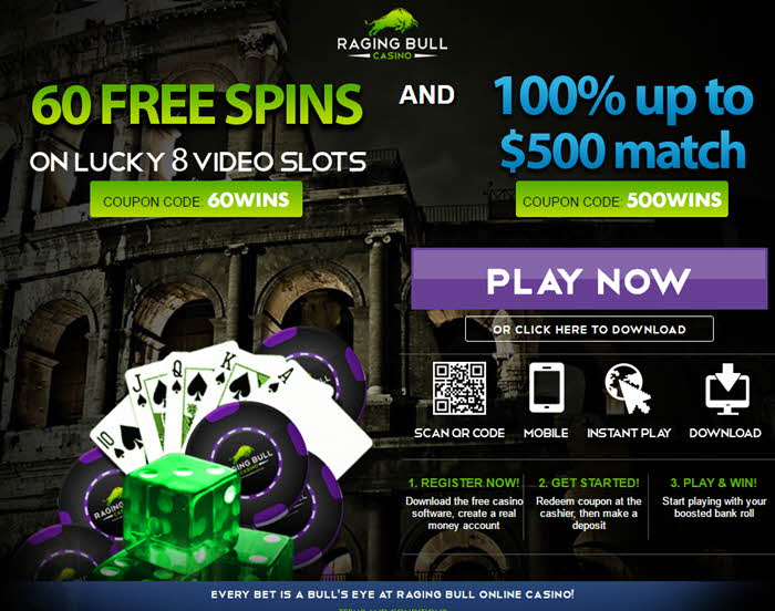 RAGING BULL FREESPINS