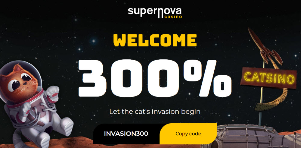 SuperNova Casino Welcome Bonus